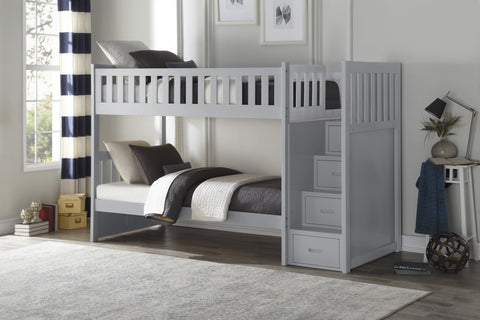 Finnegan (4) Twin/Twin Step Bunk Bed