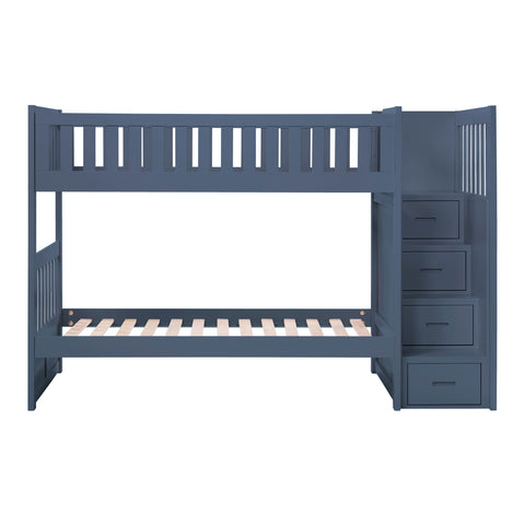 Parlier (4) Twin/Twin Step Bunk Bed