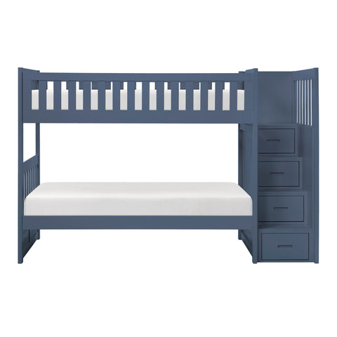 Parlier (4) Twin/Twin Step Bunk Bed