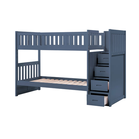 Parlier (4) Twin/Twin Step Bunk Bed