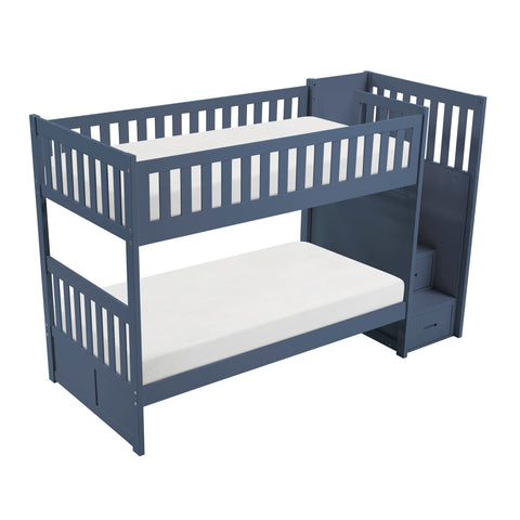 Parlier (4) Twin/Twin Step Bunk Bed