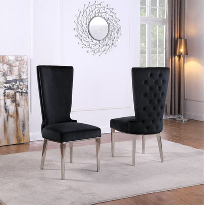 Beatrice Black Dining Chair (2Pcs/1 Ctn)