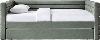 Finley Green Vegan Leather Twin Daybed