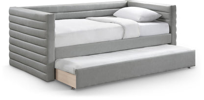 Finley Grey Vegan Leather Twin Daybed