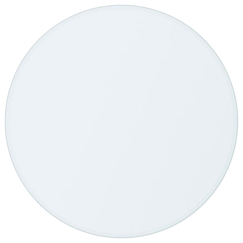 Alana 6mm Round Clear Tempered Glass TopClear