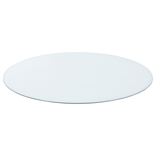 Dunmore 6mm Round Clear Tempered Glass TopClear