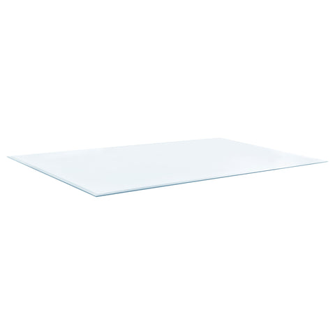 Emma 6mm Rectangular Clear Tempered Glass TopClear