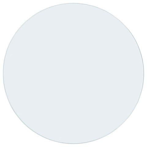 Dunmore 10mm Round Clear Tempered Glass TopClear