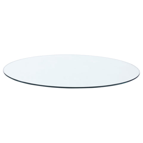 Arika 12mm Round Clear Tempered Glass TopClear