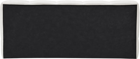 Florence Cream Chenille Fabric Upholstered King Bed, 1 Piece