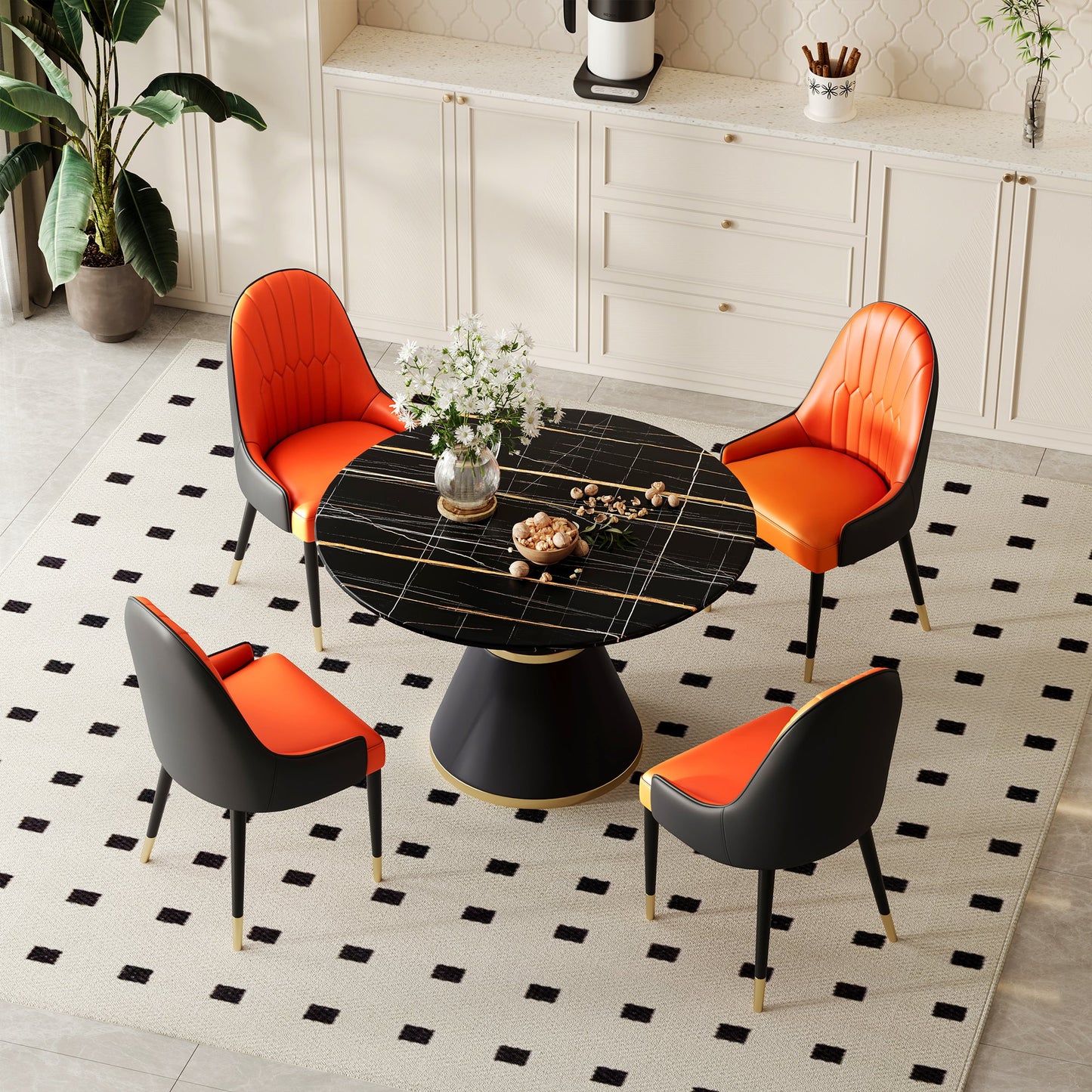 alessandro round dining table