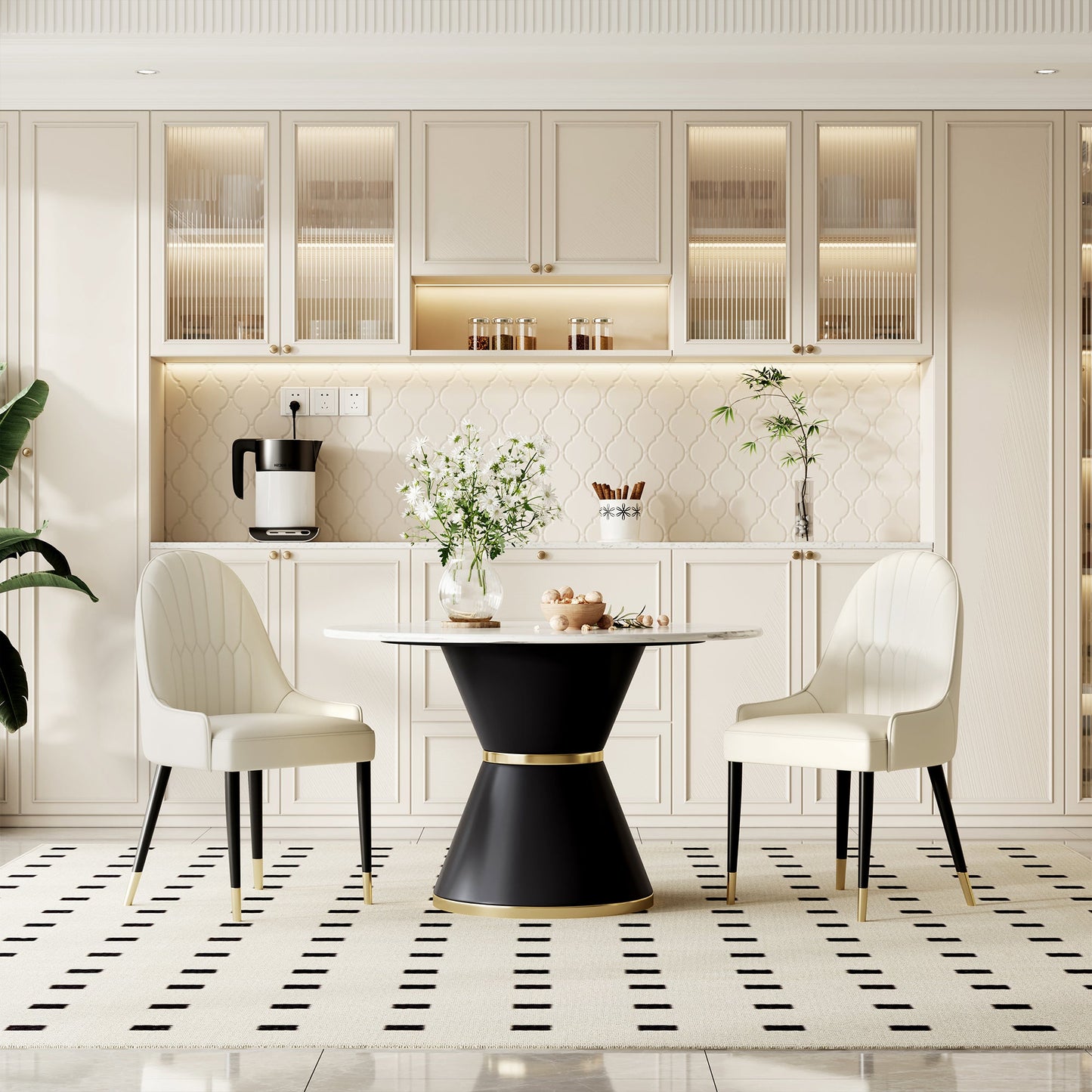 alessandro round dining table