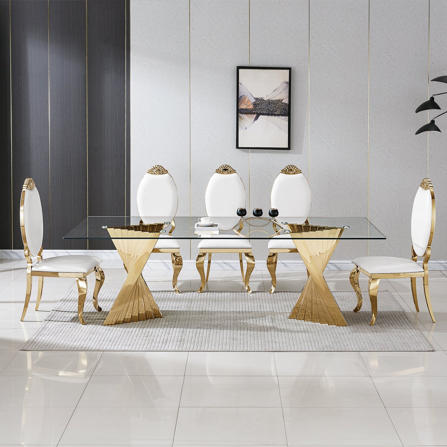 maria rectangular dining table
