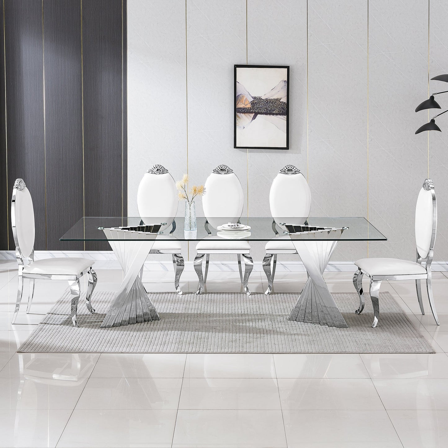 maria rectangular dining table