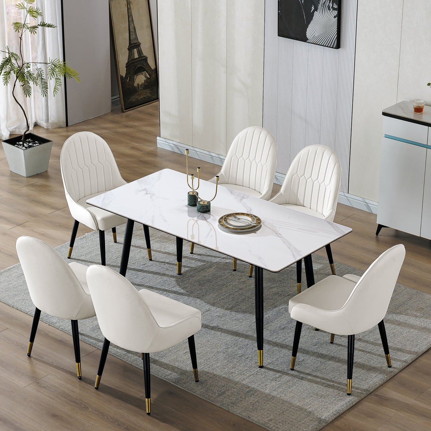 marta rectangular dining table