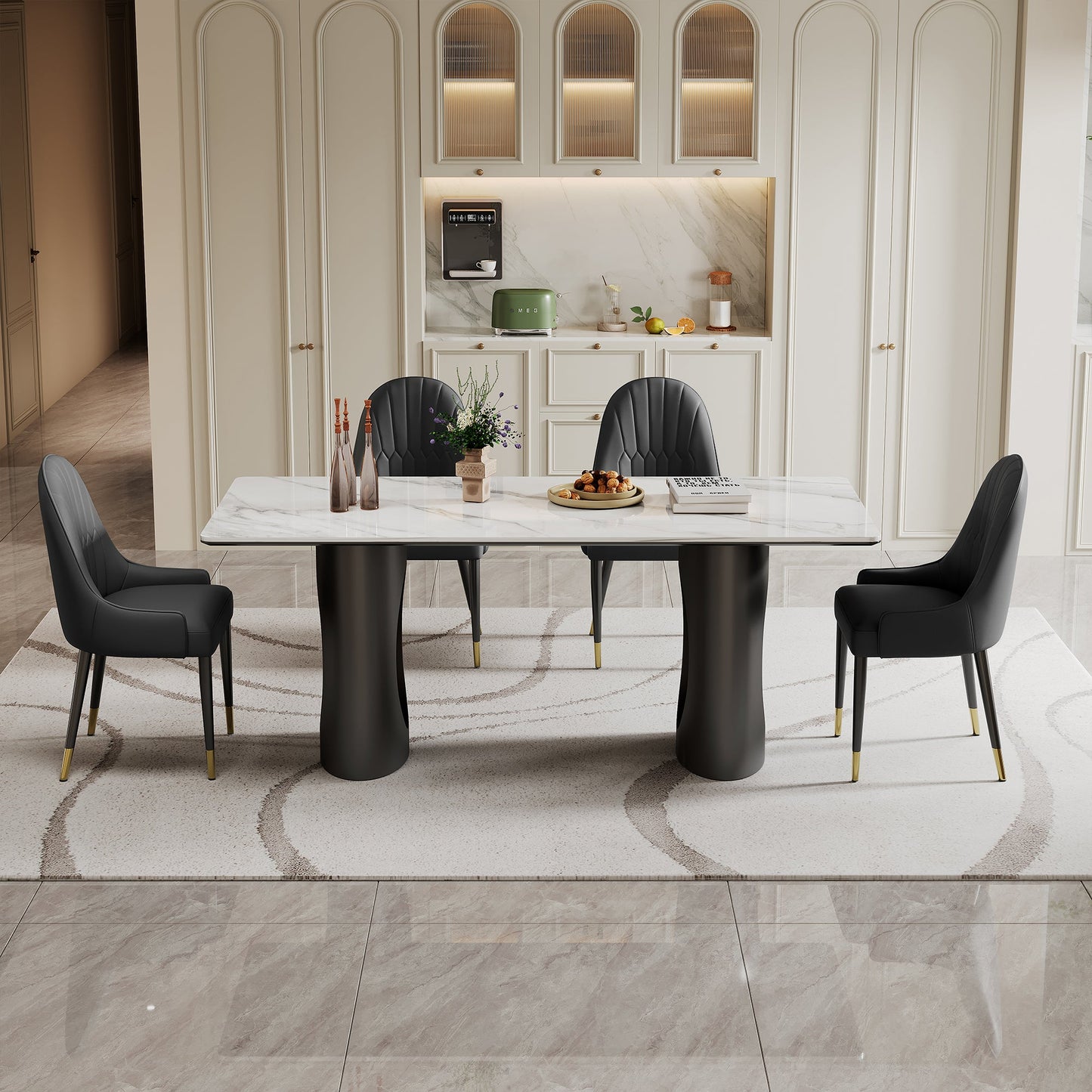 ombretta rectangular dining table