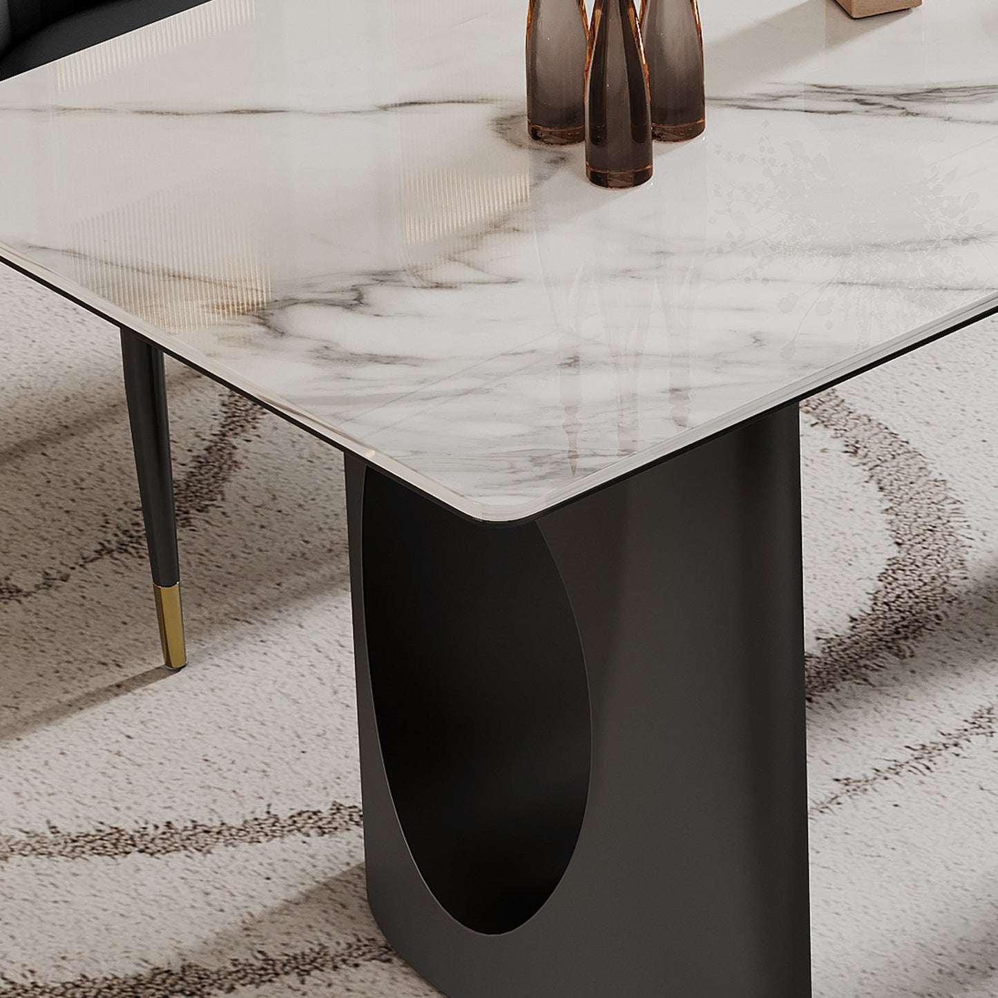 ombretta rectangular dining table