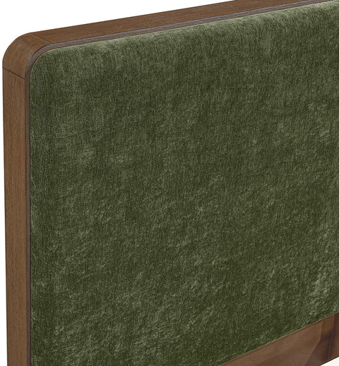 Rowan Green Fabric Upholstered King Bed, 1 Piece