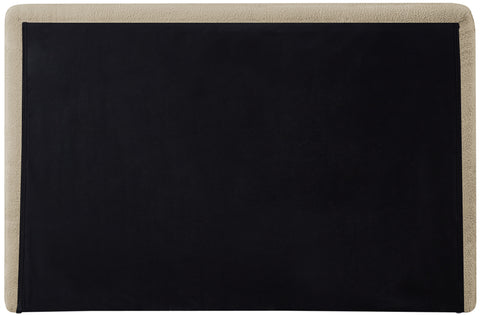 Sorrento Beige Teddy Fabric Twin Bed (3 Boxes) T