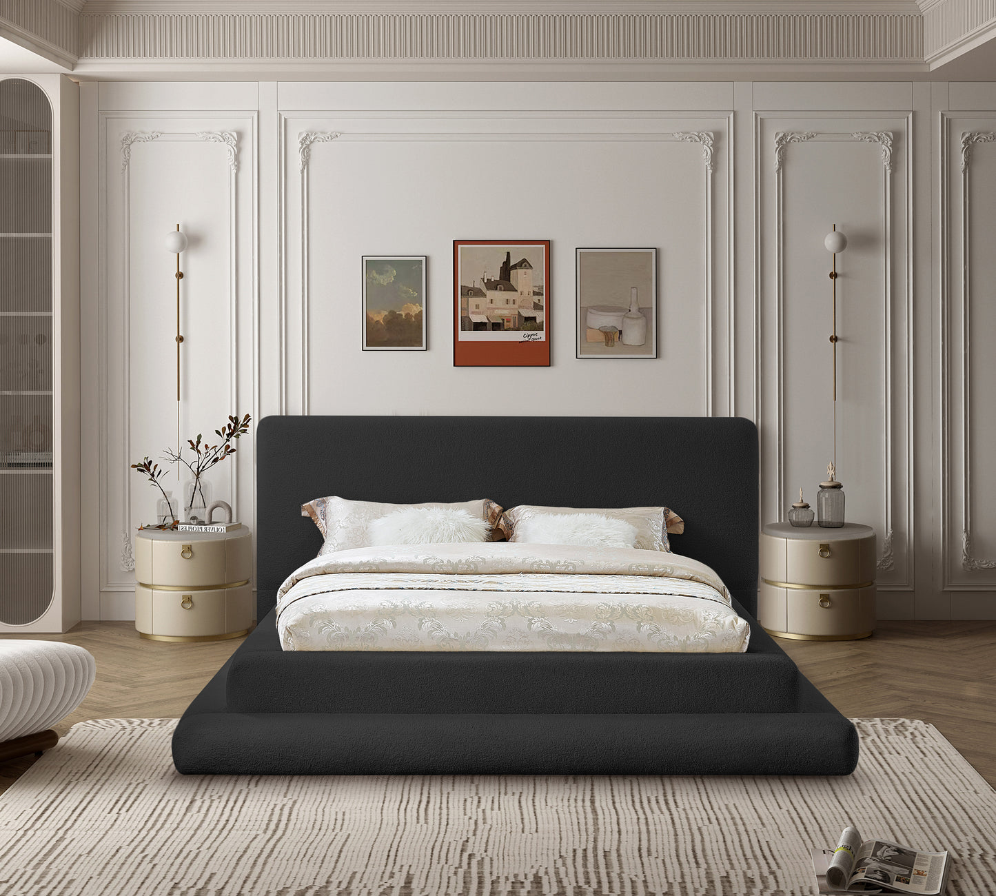 queen bed (3 boxes)