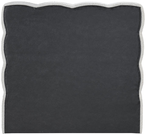 Elias Cream Boucle Fabric Twin Bed (3 Boxes) T