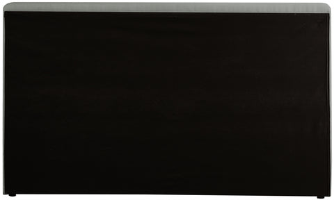 Drum Grey Linen Textured Fabric King Bed K