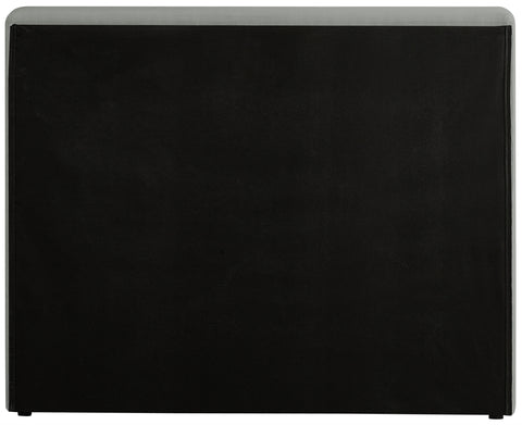 Drum Grey Linen Textured Fabric Twin Bed T