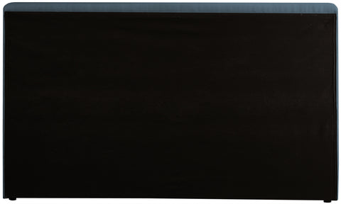 Drum Navy Linen Textured Fabric King Bed K