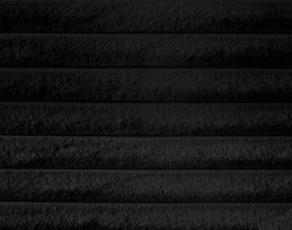 Jax Black Corduroy Fabric Full Bed