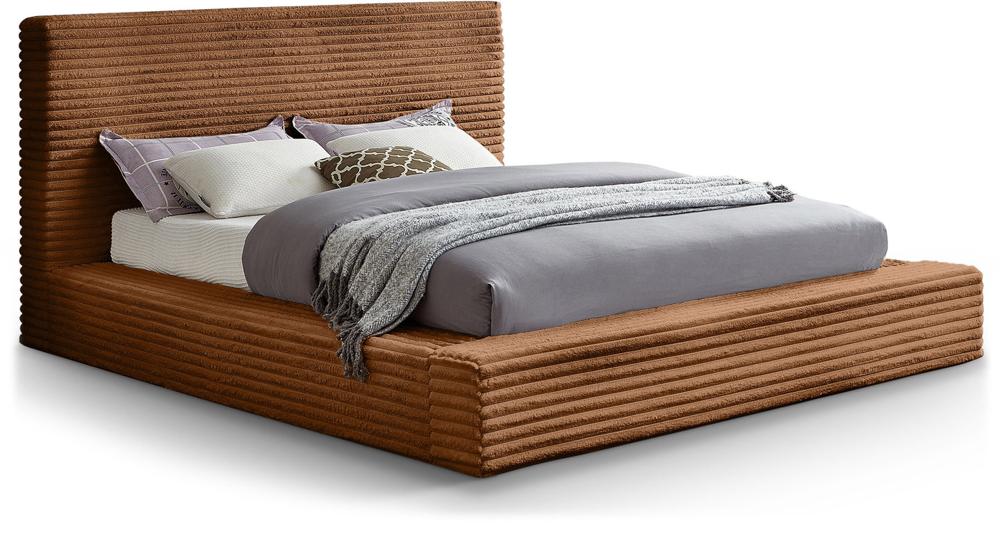 jax saddle corduroy fabric king bed