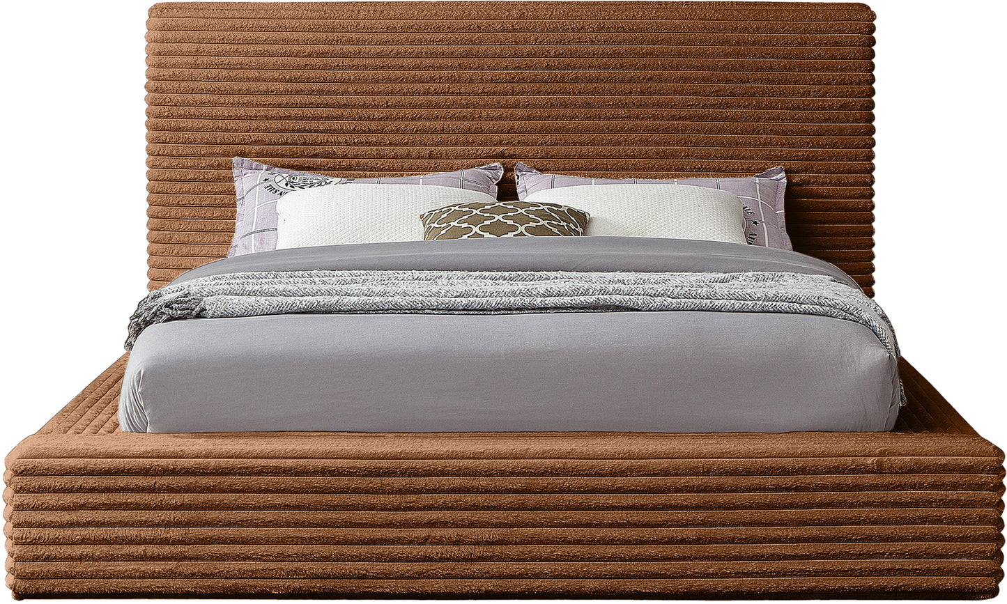 jax saddle corduroy fabric king bed