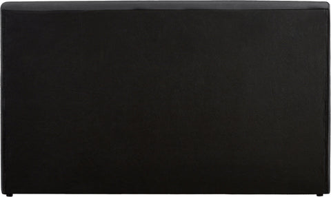 Talia Black Velvet Upholstered King Bed, 1 Piece