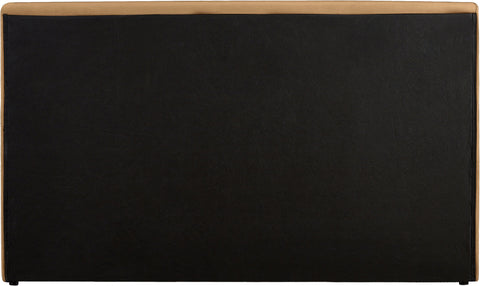 Talia Saddle Velvet Upholstered Full Bed, 1 Piece