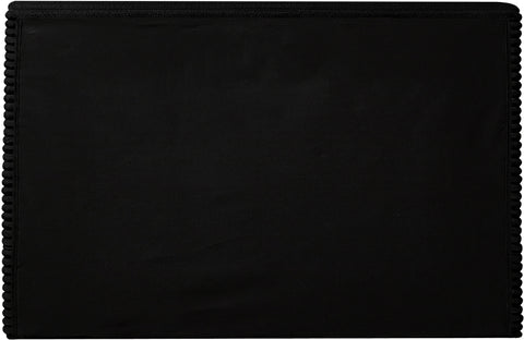 Trivoli Black Corduroy Fabric Twin Bed (3 Boxes)