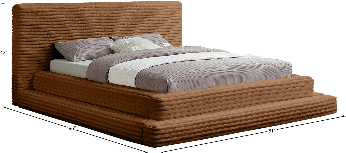 trivoli saddle corduroy fabric full bed (3 boxes)