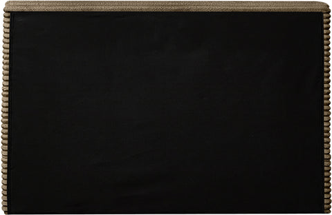 Trivoli Taupe Corduroy Fabric Twin Bed (3 Boxes)