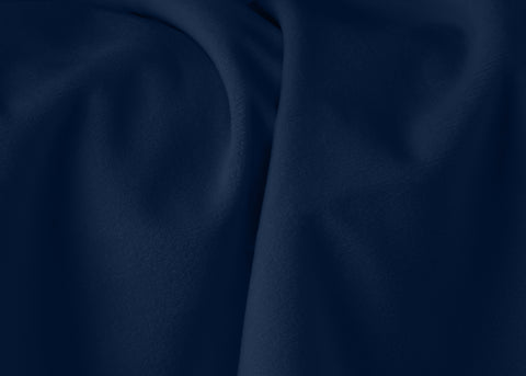 Linden Navy Velvet Upholstered Full Bed, 1 Piece
