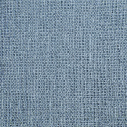 Clover Light Blue Linen Textured Fabric Queen Bed Q