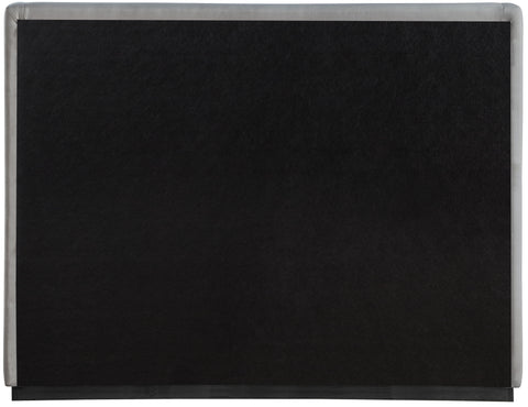 Clarion Grey Linen Textured Fabric Queen Bed Q