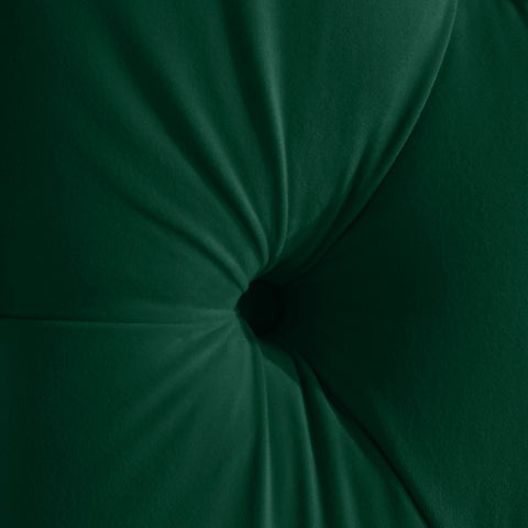 Amara Green Velvet Upholstered Full Bed, 1 Piece (Style 2)