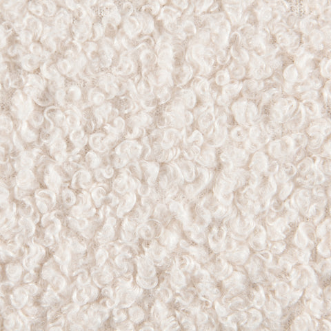 Brenda Cream Teddy Fabric Full Bed (3 Boxes)