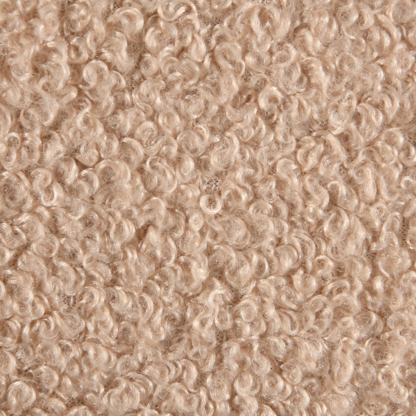 brenda beige teddy fabric full bed (3 boxes)