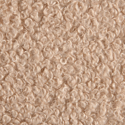 Brenda Beige Teddy Fabric Full Bed (3 Boxes)