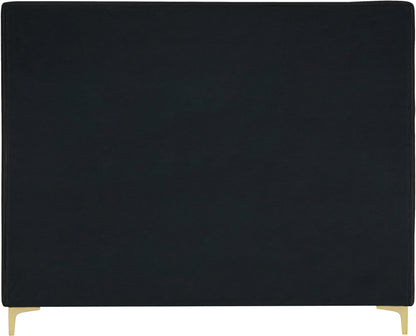 Finley Black Velvet Full Bed F