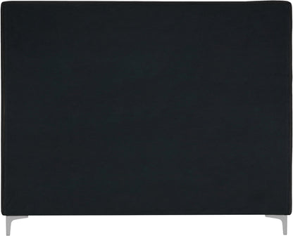 Finley Black Velvet Full Bed F