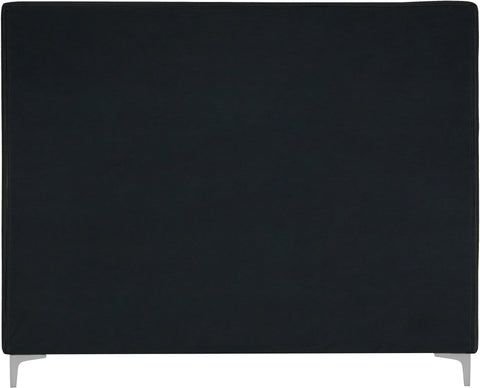 Finley Black Velvet King Bed K