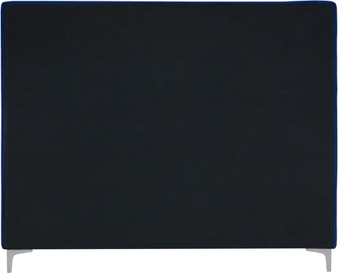 Finley Navy Velvet Full Bed F