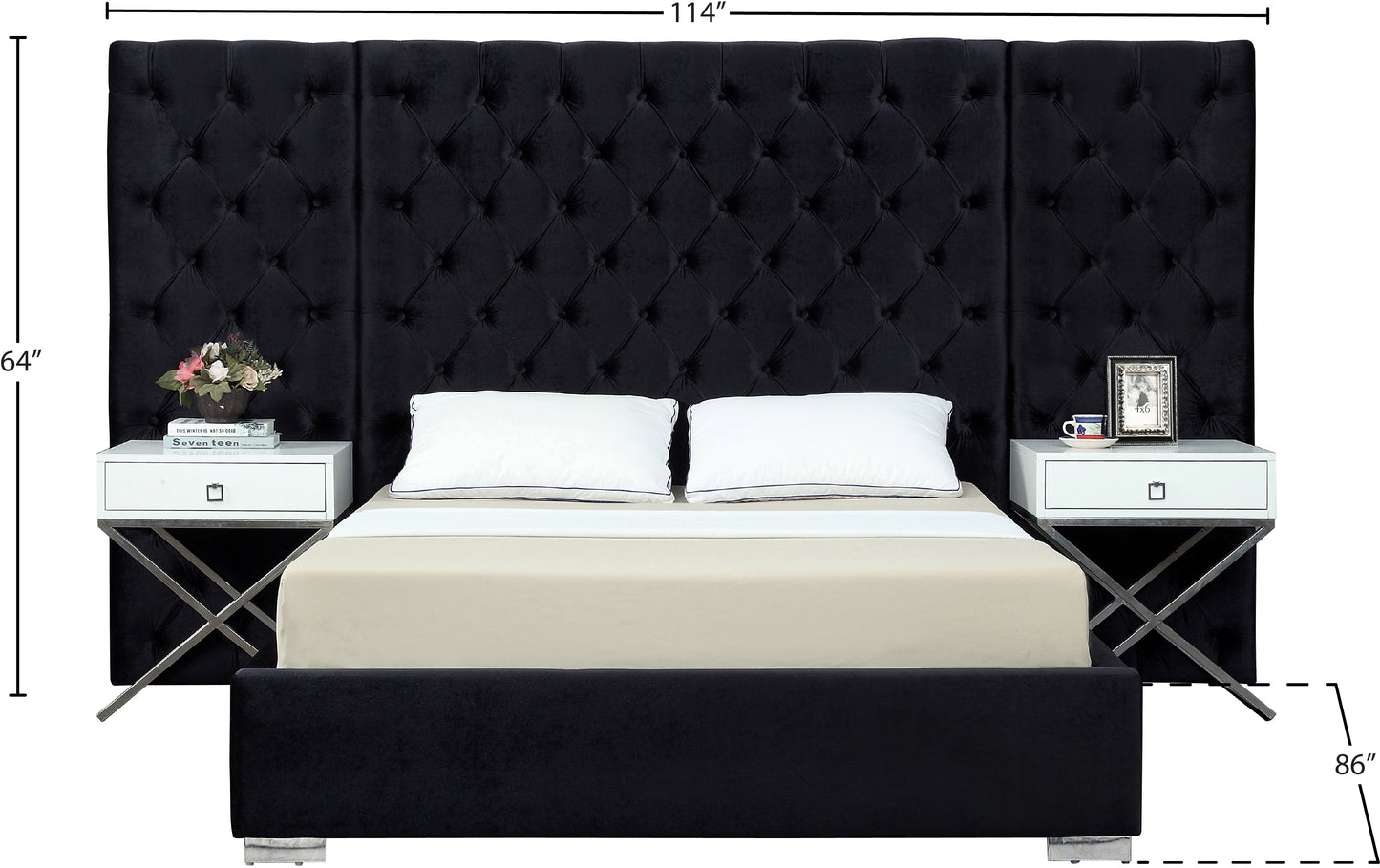 queen bed (3 boxes)