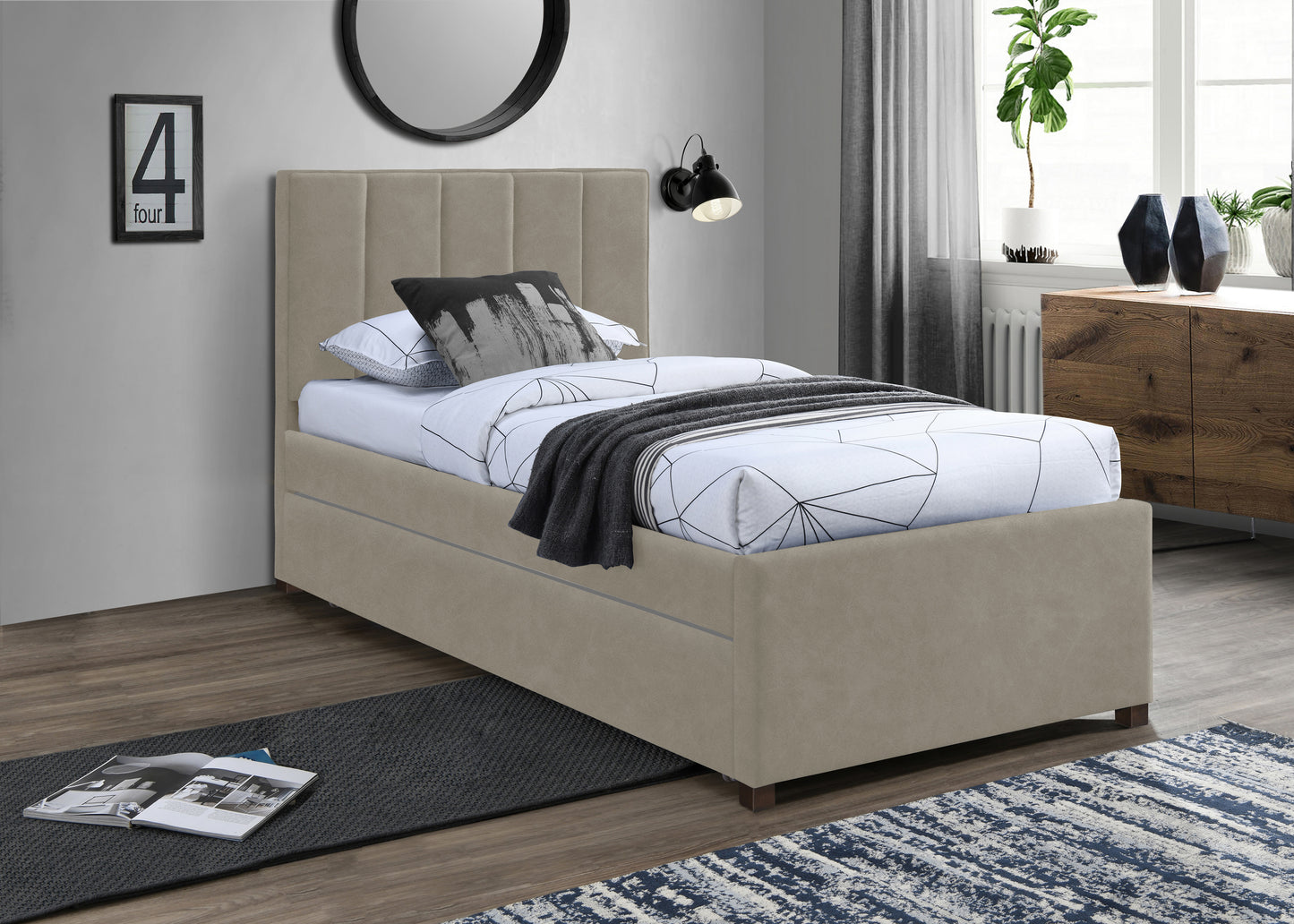 twin trundle bed