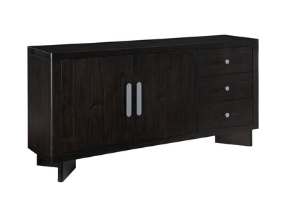 Victoria 3-drawer Sideboard Buffet Cabinet Acacia Brown